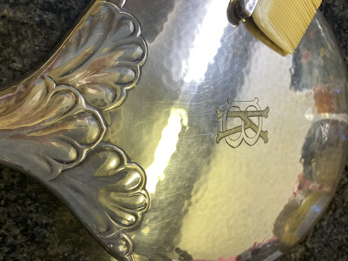 Altro per la cura dei capelli: Vintage Set Haarbürste und Spiegel, silber – Usato da Reinach BL venduto da stutkir 1