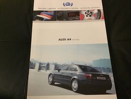 Audi A4 2001/2002 Original Zubehör Verkaufsprospekt 24 S.