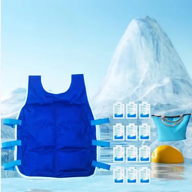 Condizionatori: Kühlweste mit 12 Eispacks – Nuovo (secondo la descrizione) da Steinmaur venduto da Teddybaer14 4