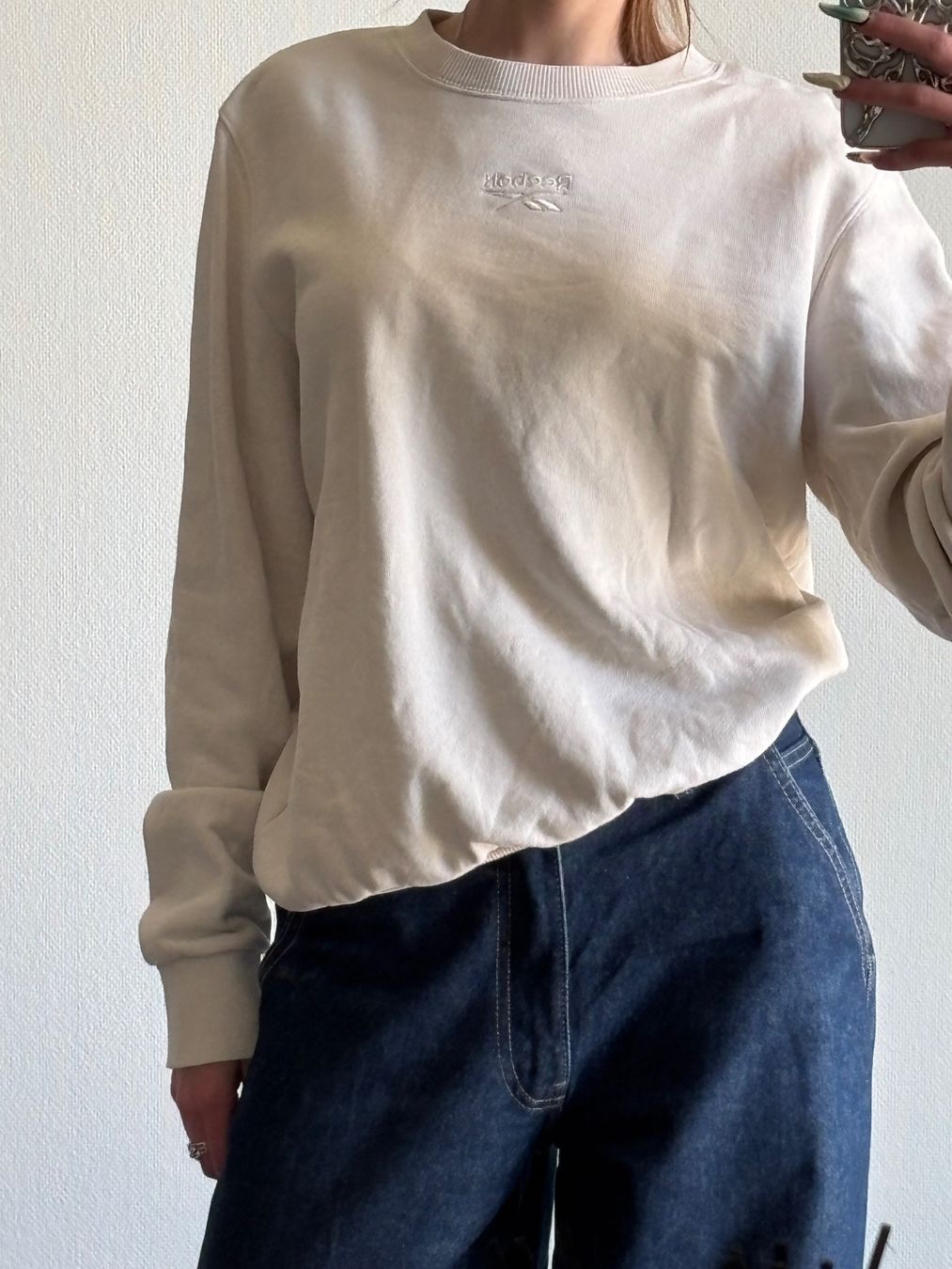 Reebok Maglioni & Felpe: Reebok Vintage Pullover Beige Damen Grösse S – Usato da Altstätten SG venduto da jen_5sms