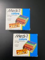 2 Medi-7 Colore Medikamentendosierer 7 Tage neuwertig