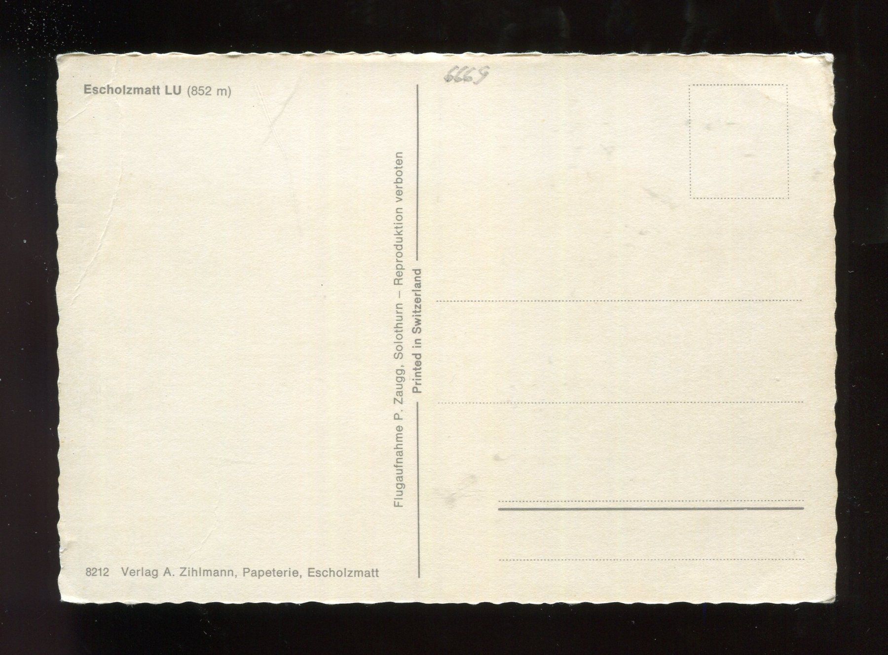 Cartoline postali: Escholzmatt – Usato da Aarau venduto da Elmaar41 1