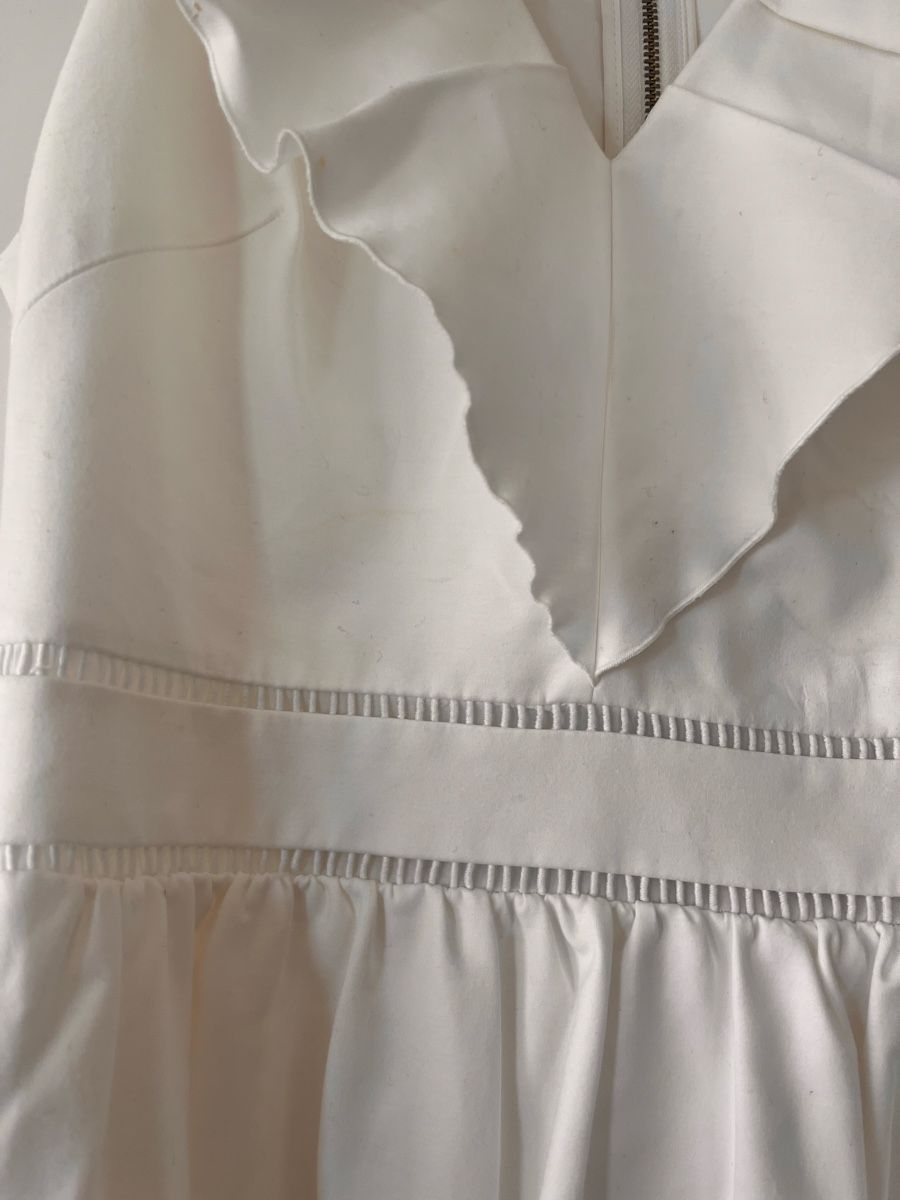 Kate Spade Vestiti: Kate Spade white ruffle dress size M EU40 – Usato da Luzern venduto da ycg_2nr9 6