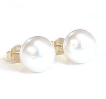 Südsee-Perlohrstecker, 750 Gelbgold, 9.5-10mm, LP 1.350 CHF