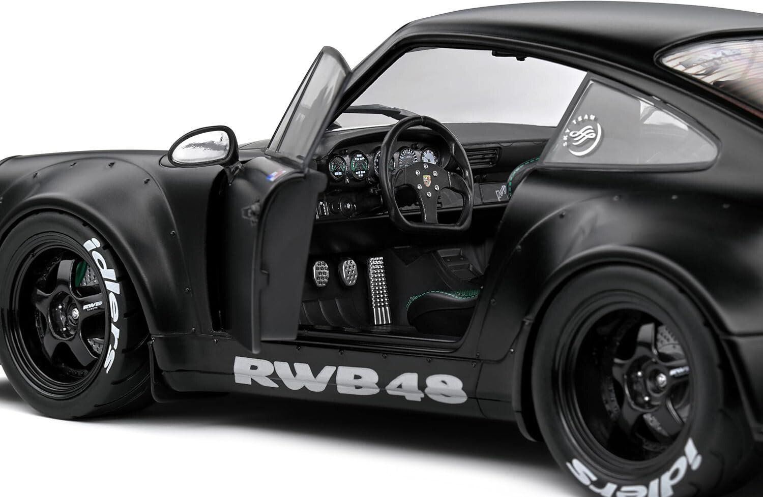 PORSCHE 964 RWB DARTH VADER 2016 Matt Schwarz 1/18 NEU (Neu und ...