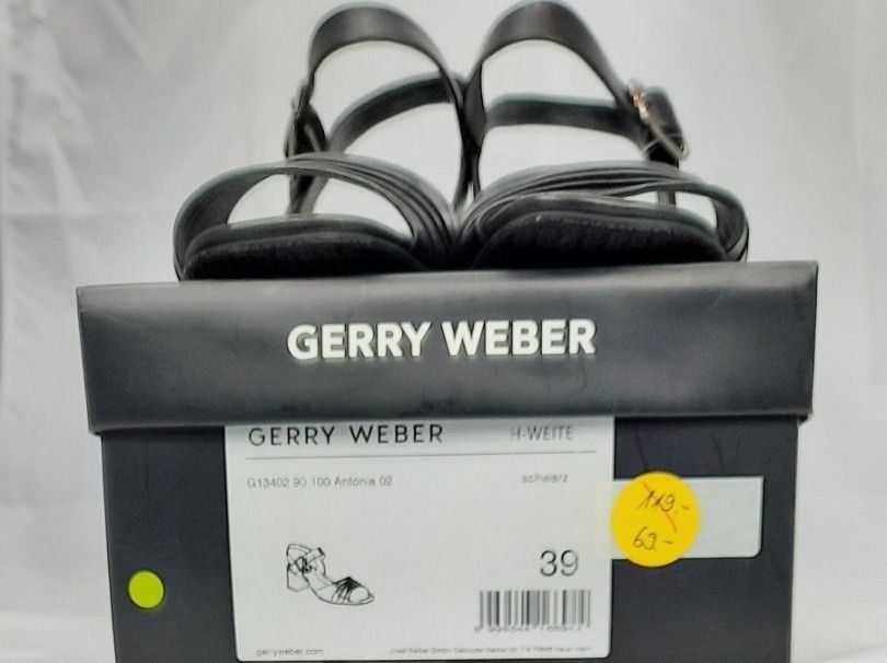 Gerry Weber Scarpe da donna: Gerry Weber Sandaletten, NEU, Gr. 39 – Nuovo e nell'imballaggio originale da Hinterforst venduto da Jamila8 9
