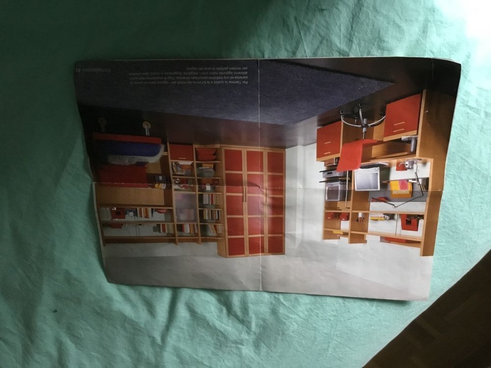 Letti: Lit avec bibliothèque intégrée - ligne italienne de qualité – Usato da Genève venduto da Mazelyne 8