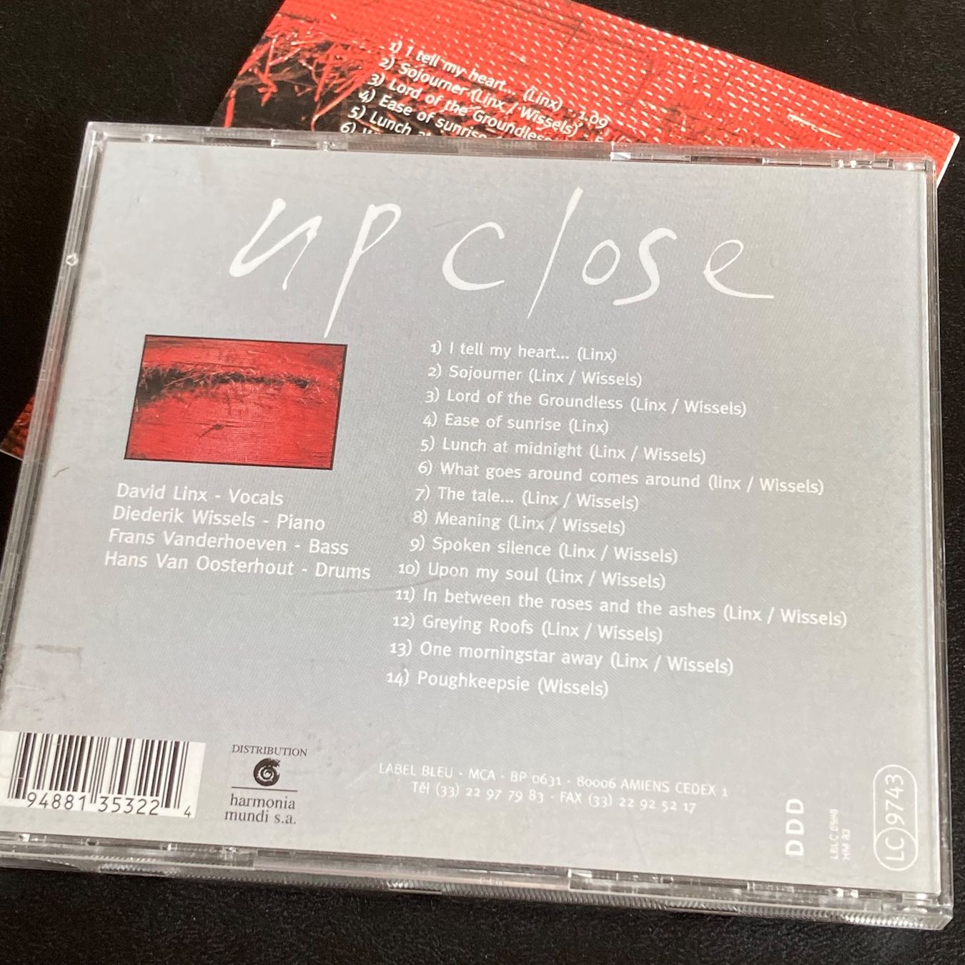 CDs: David Linx / Diederik Wissels - Up Close – D'occasion à Bern par Ntsamina 1