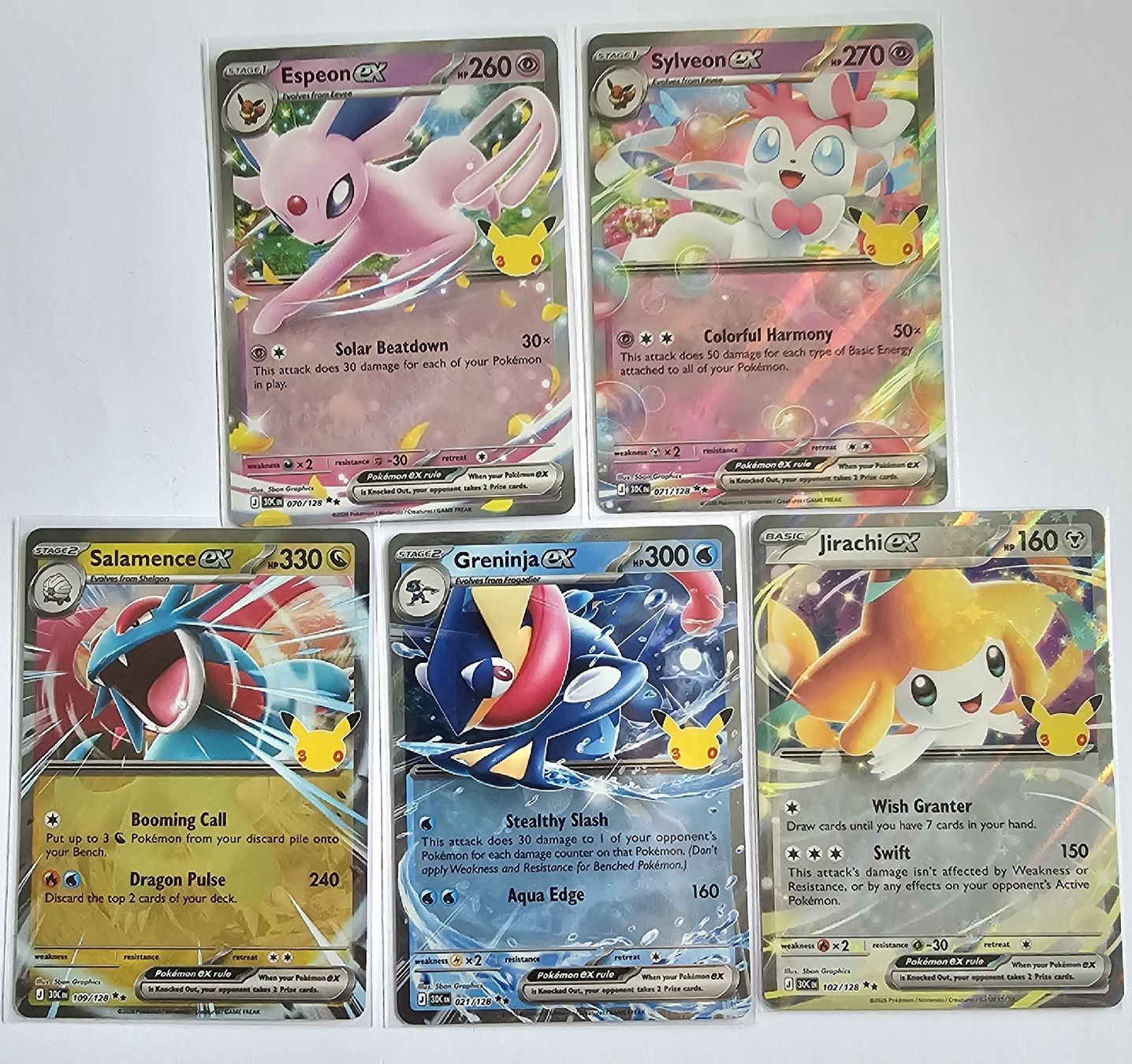 Pokémon Carte collezionabili: 5 EX Karten 30th Celebration EN – Nuovo (secondo la descrizione) da Cham venduto da Pfingsti