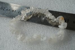Bergkristall Splitter Armband Genau Dieses  ab 1.-  Auktion