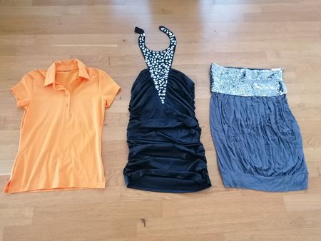 3er Set Sommerkleider/Tops, Grösse S, Top Zustand!