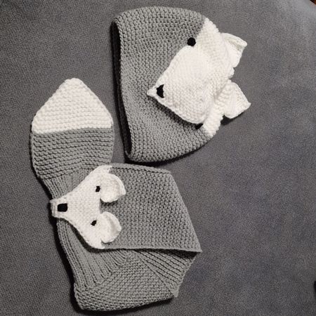 Fuchs Set: Schal und Mütze, Handgestrickt, Winter 🦊❄️