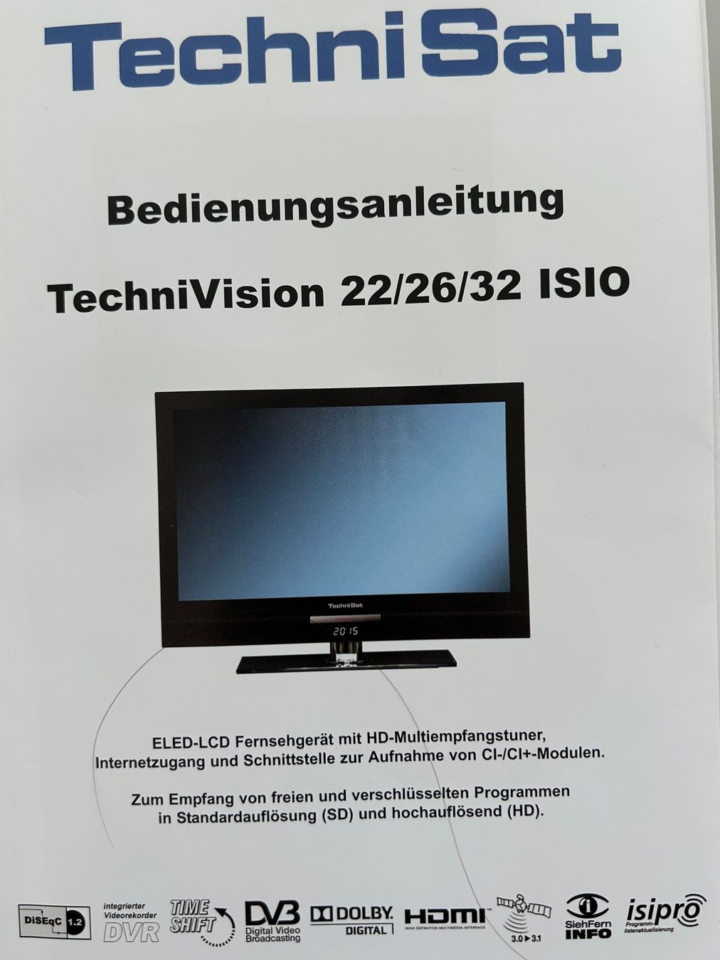 Technisat Appareils TV: TV und SAT-Receiver in einem Gerät – D'occasion à Rüti ZH par Bergcamper 1