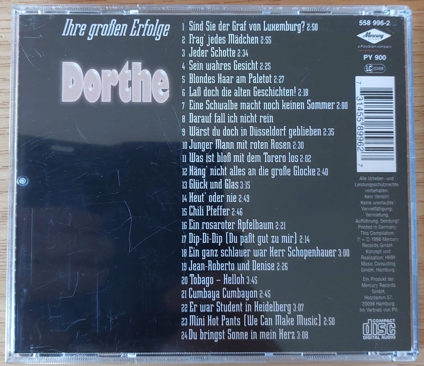 CD: CD- Dorthe - Ihre grossen Erfolge – Usato da Urtenen-Schönbühl venduto da Kahru 1