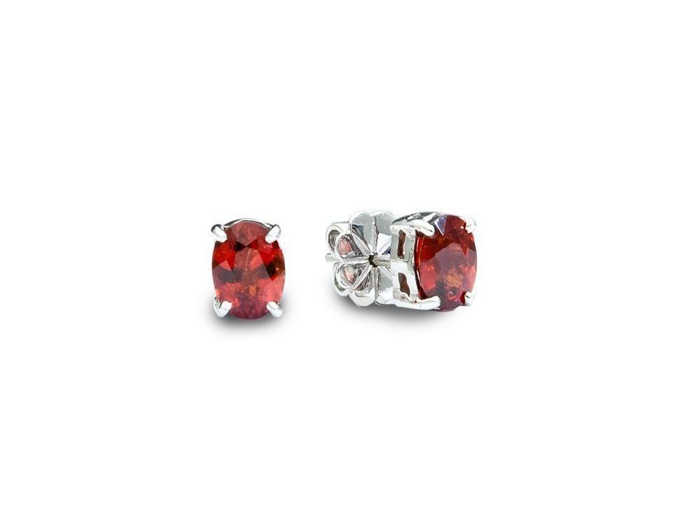 Orecchini pendenti & Orecchini a lobo: Spessartin Granat Ohrstecker 3.6ct. – Nuovo e nell'imballaggio originale da Zürich venduto da GOS08