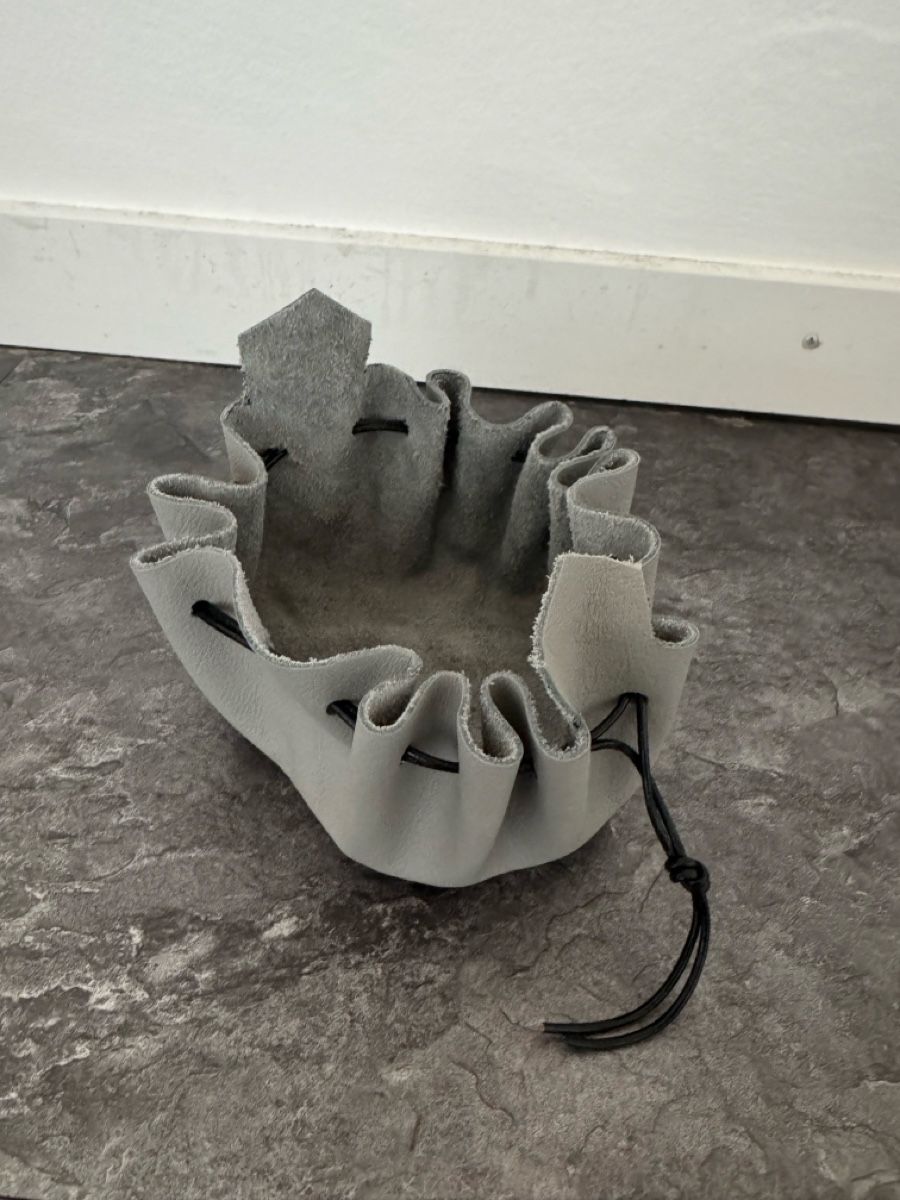 Accessori: Grauer Geldbeutel, Durchmesser ca. 8cm, neuwertig – Nuovo (secondo la descrizione) da Buchackern venduto da dreamcar01