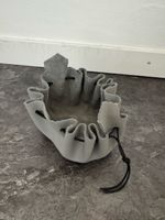 Grauer Geldbeutel, Durchmesser ca. 8cm, neuwertig