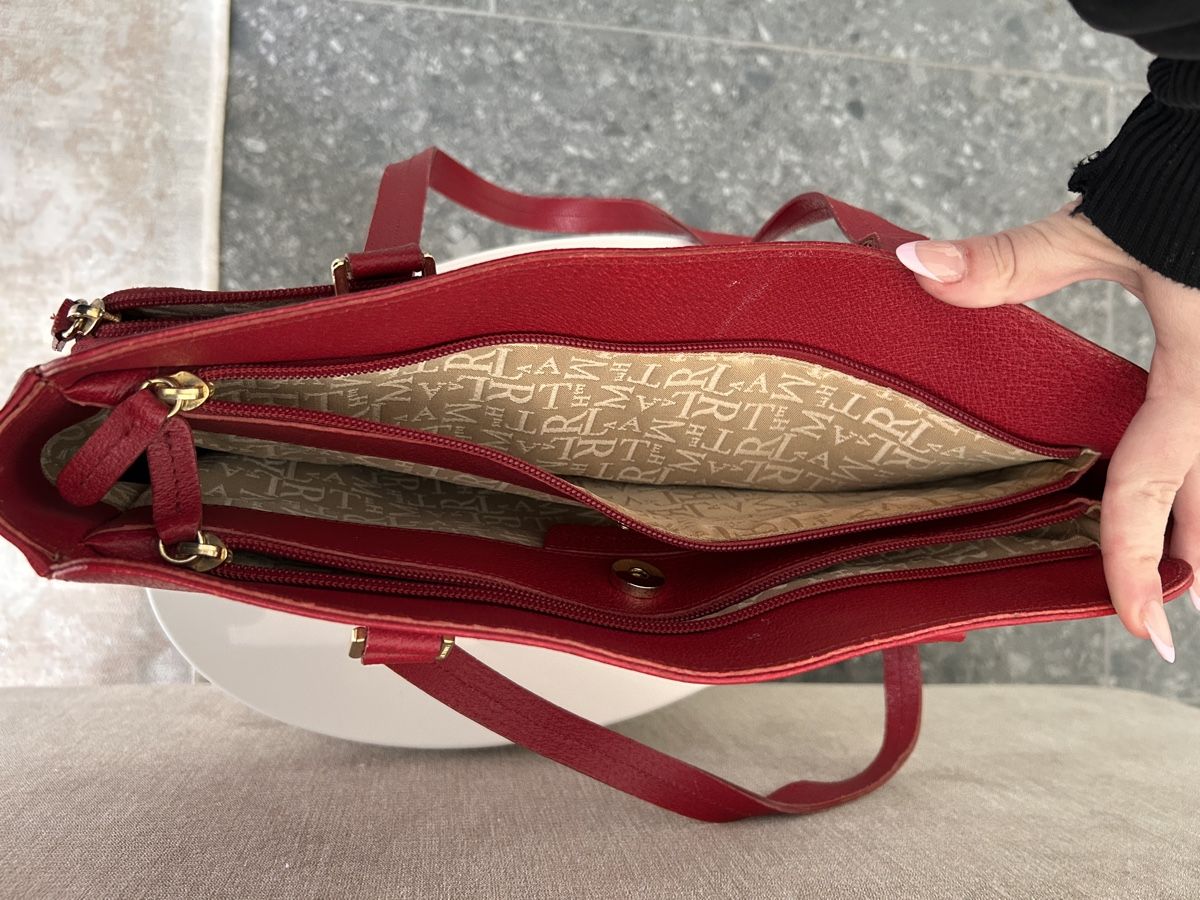 Borse da donna: Rote Lamarthe Handtasche aus Leder – Usato da Bülach venduto da lguedeskr 2