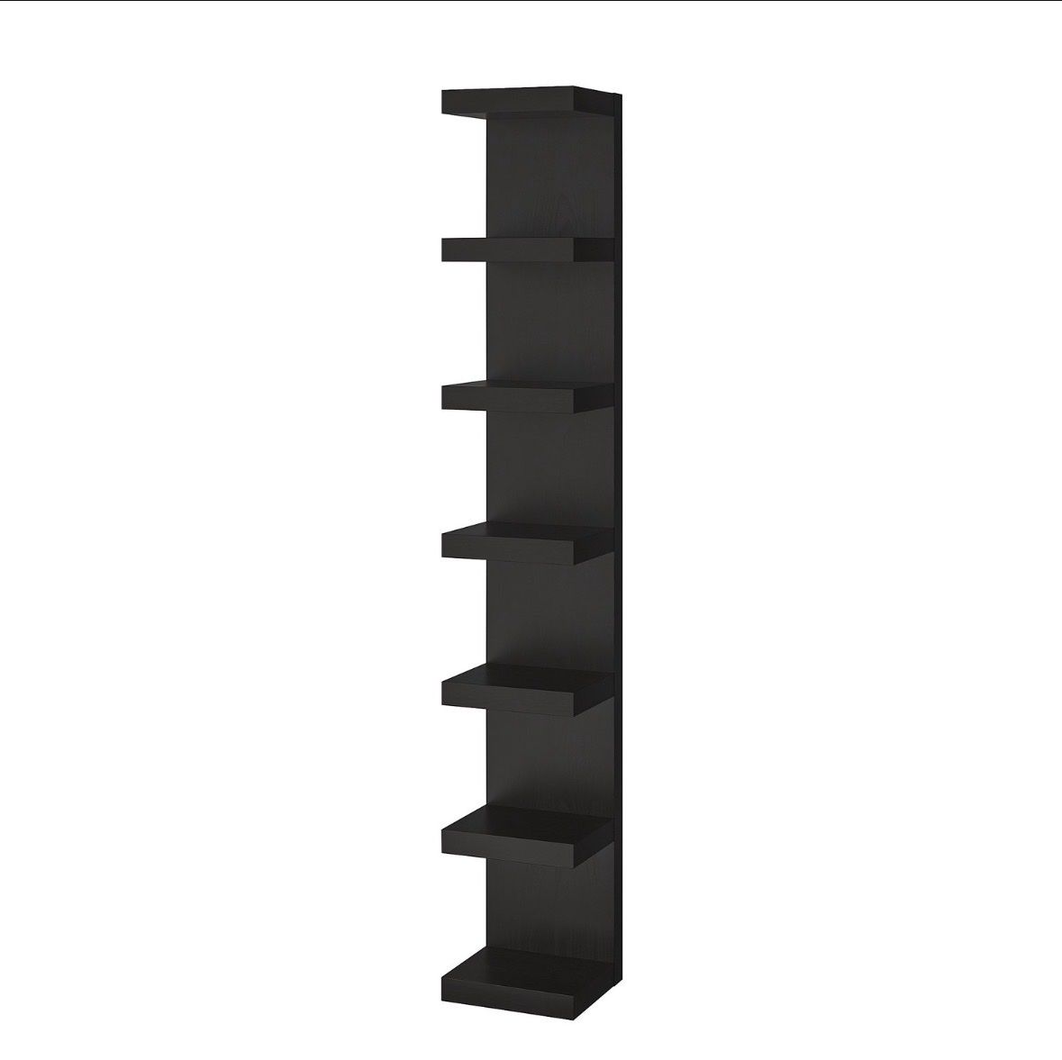 Ikea Scaffali: Wandregal Lack - braunschwarz – Usato da Wernetshausen venduto da Laurita_lca