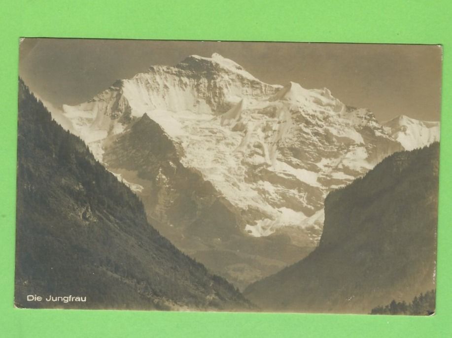 Ansichtskarten: Die Jungfrau – Gebraucht aus Zürich von t24_de
