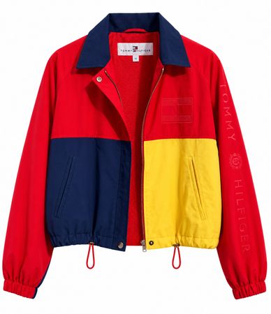 Tommy Hilfiger Sailing Colorblock Regatta Jacke – Rot / Navy