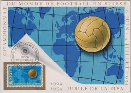 Fussball WM 1954: MK Eröffnungsspiel französisch