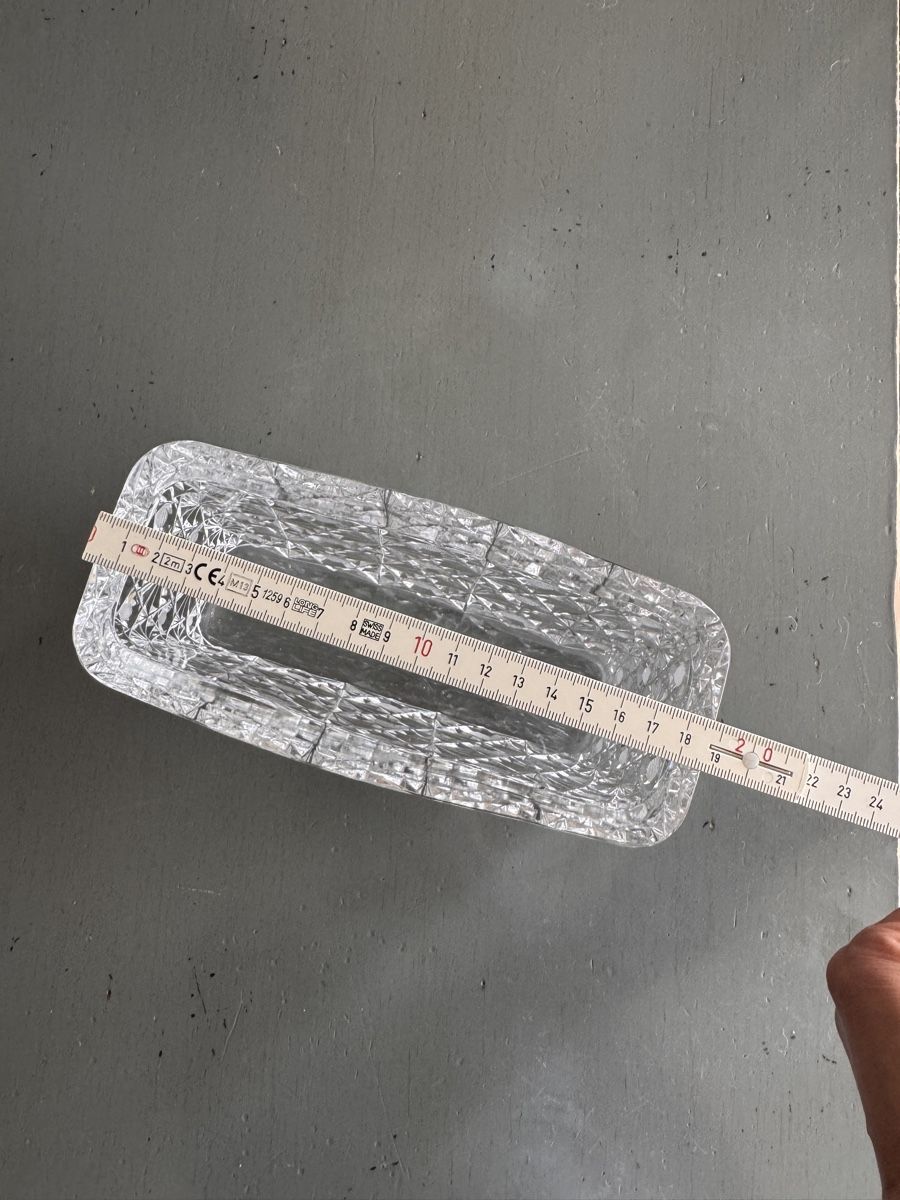 Vasi & Recipienti: Elegant Crystal Rectangular Vase - Perfect for Spring Flower – Usato da Zug venduto da Arina2 4