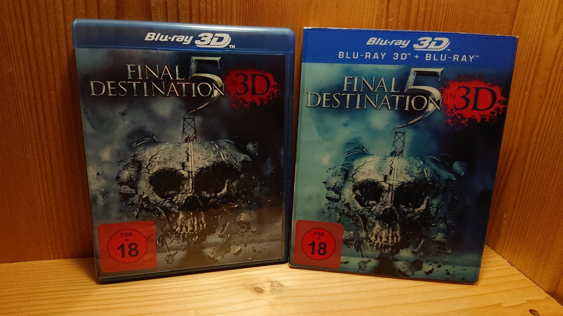Tutti i DVDs: FINAL DESTINATION 4 und 5 in 3D und 2D Blu-Ray – Usato da Wilderswil venduto da Exebub 3