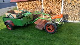 Agria 3400 mit Bodenfräse und Anhänger ab 1Fr.