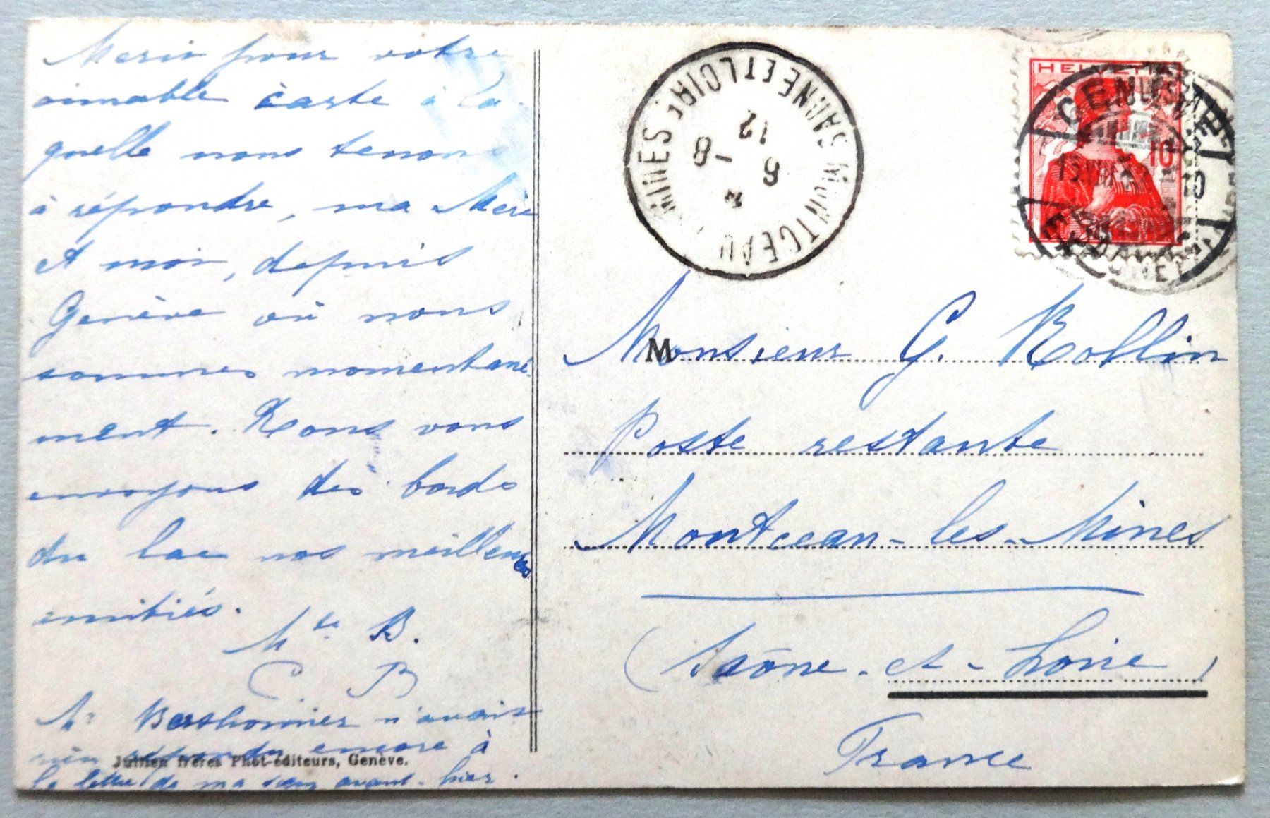 Cartes postales: Clarens - L' Ile des Mouettes – D'occasion à Fétigny par Billy2miny 1