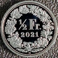 50 Rappen 2021 pp / aus Münzsatz / in einer Münzkapsel