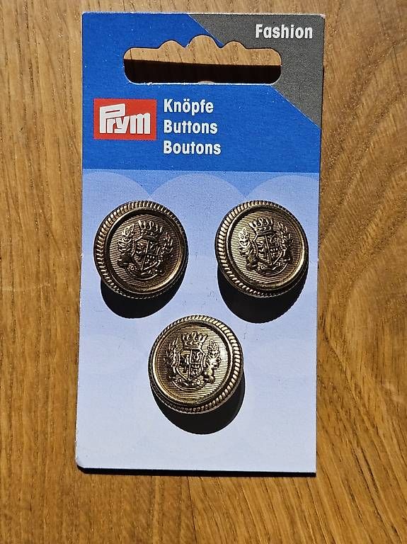 Bottoni: 3 Goldene Knöpfe mit Wappen 20 mm – Usato da Luzern venduto da ker_lj92 1