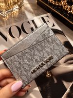 Michael Kors Kartenetui silberfarben neuwertig