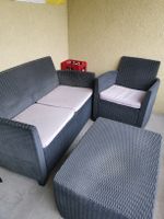 Balkon Lounge Schwarz