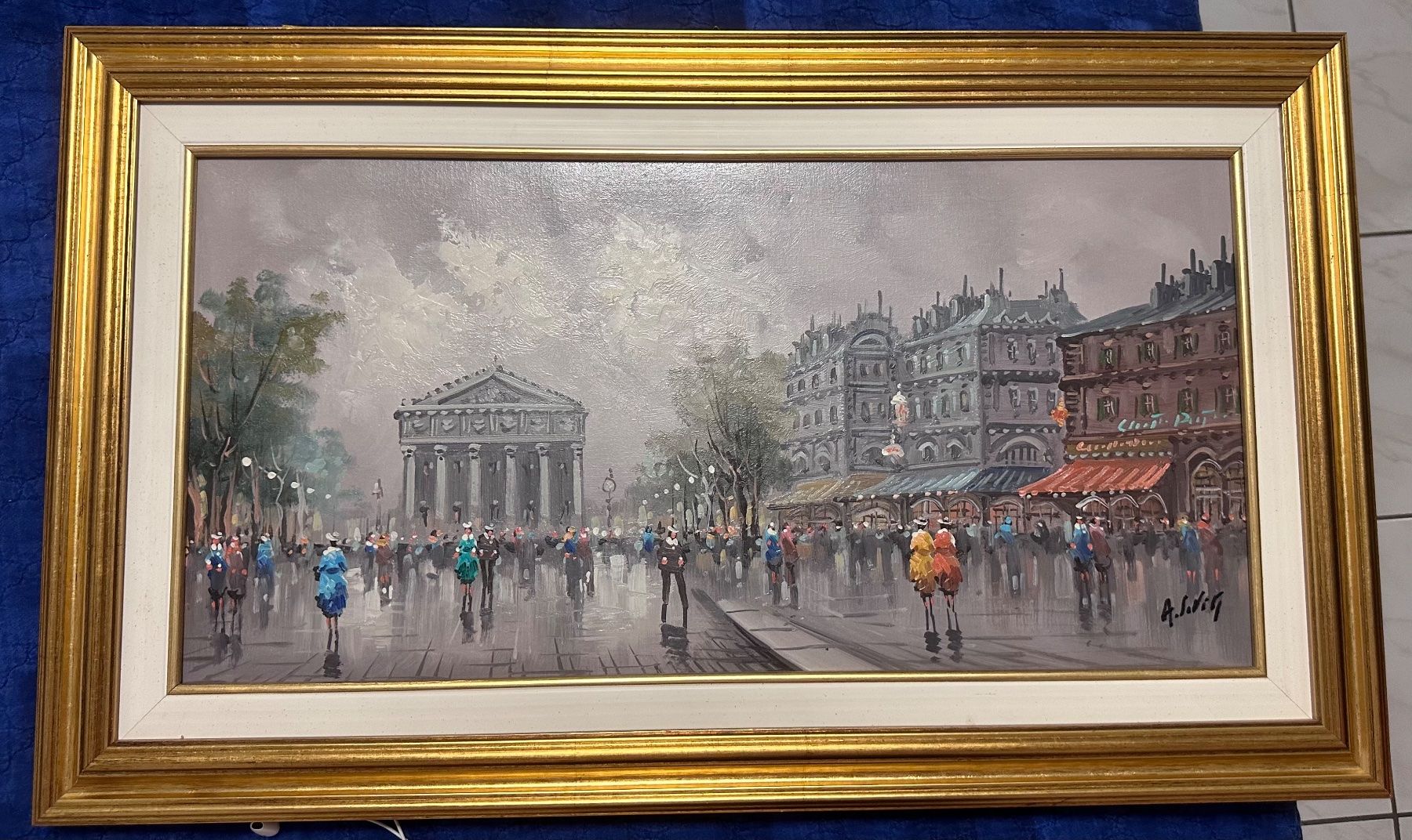 Dipinti: Quadro Parigi A. DeVity Olio su Tela Certificato con Cornice – Nuovo (secondo la descrizione) da Magadino venduto da dam_ft8w 7