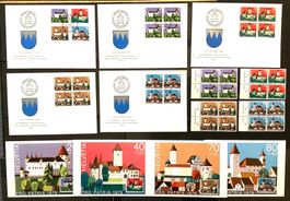1979 Pro Patria - FDC + MK+ Viererblock ET