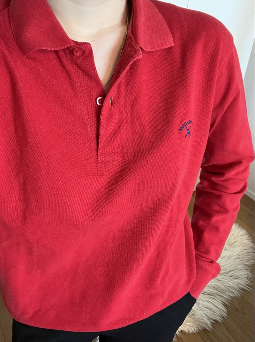 T-Shirts: Rotes Langarmshirt – Neu (gemäss Beschreibung) aus Frauenfeld von vik_d96k 2