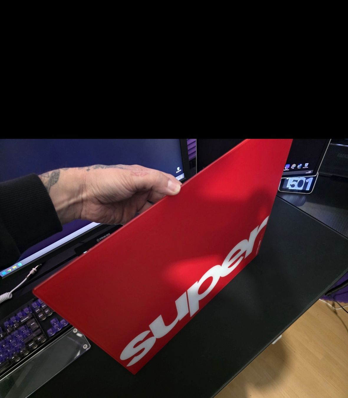 Tappetini per mouse: Pulsar Superglide Glass Mousepad XL – Nuovo (secondo la descrizione) da Poliez-le-Grand venduto da cokatv 2