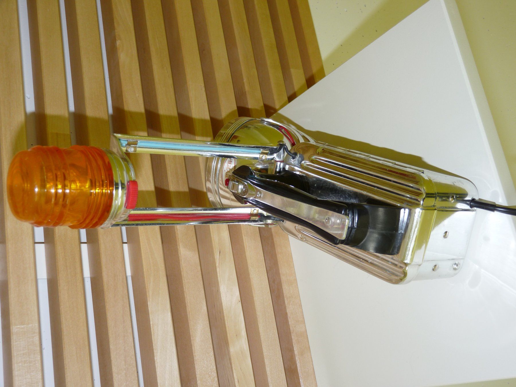 Lampade: Oldtimer Handlampe Meyer USA Vintage – Usato da Walzenhausen venduto da energieberaten 3