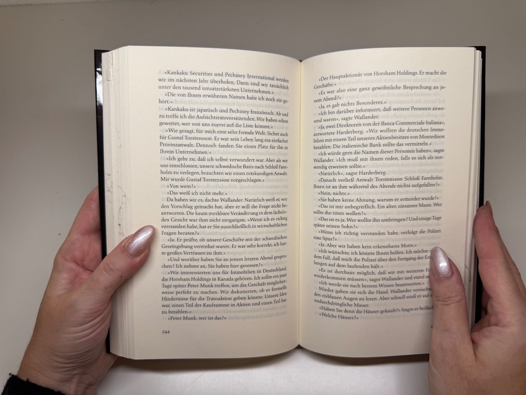 Libri: ROMAN: Henning Mankell, Der Mann, der lächelte – Usato da Grosswangen venduto da Deutsche_Romane 6
