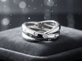 Trinity Silberring (925) mit Zirkonia - NEU