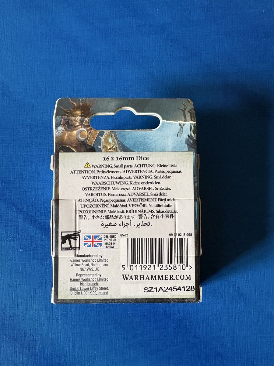 Giochi: Warhammer AoS Stormcast Eternals Dice – Nuovo (secondo la descrizione) da Mühlethurnen venduto da Guefi0 1