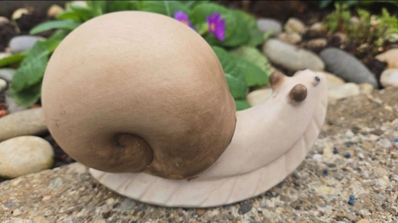 Statuette: Gartendeko-Schnecke – Nuovo (secondo la descrizione) da Rheinsulz venduto da Dred 1