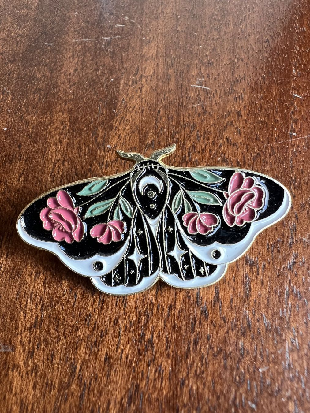 Spille & Fermagli: Schmetterling und Falter Brosche / Pin mit Blumen – Usato da Zürich venduto da car_x52z 1