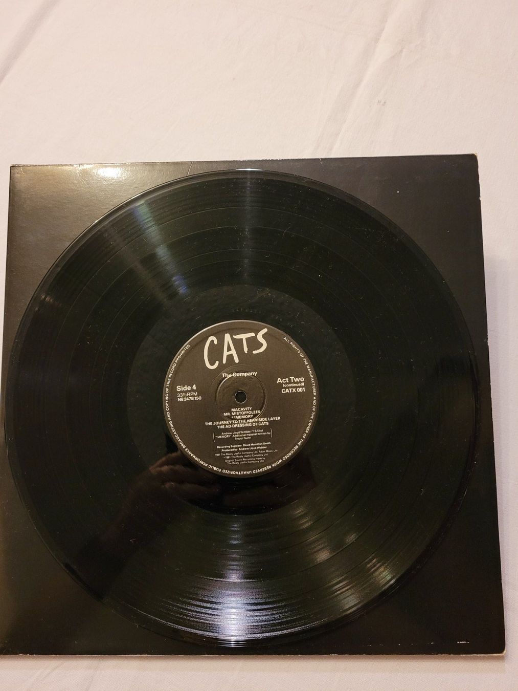 Schallplatten: Vinyle Cats - La comédie musicale – Gebraucht aus la Chaux-de-Fonds von Lampe 8
