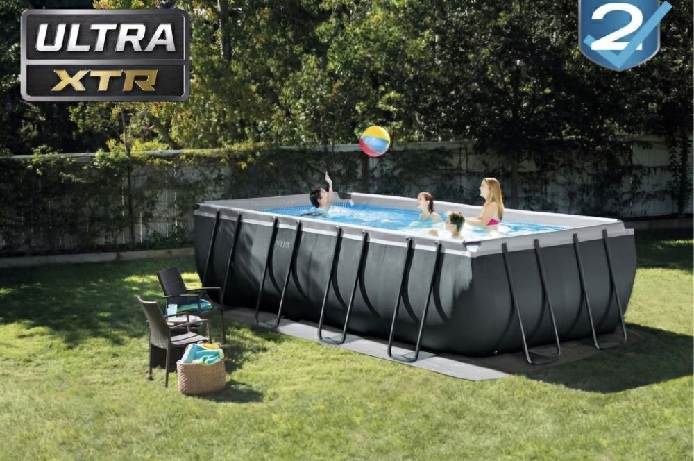 Intex pool 549 x 274 x 132 mit sandfilter und wärmepumpe (Gebraucht) in ...