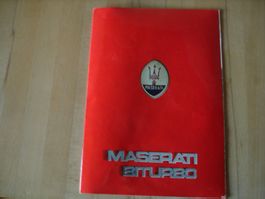 Maserati Bi Turbo Prospekt