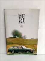 Brochure Mercedes Benz 240 TD 300 TD 230 T 250 T 280 TE 1977