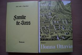 Familie de Sass und Donna Ottavia, J-A. von Sprecher, 2 Büch