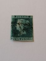 Two pence blue 1841, Platte 4